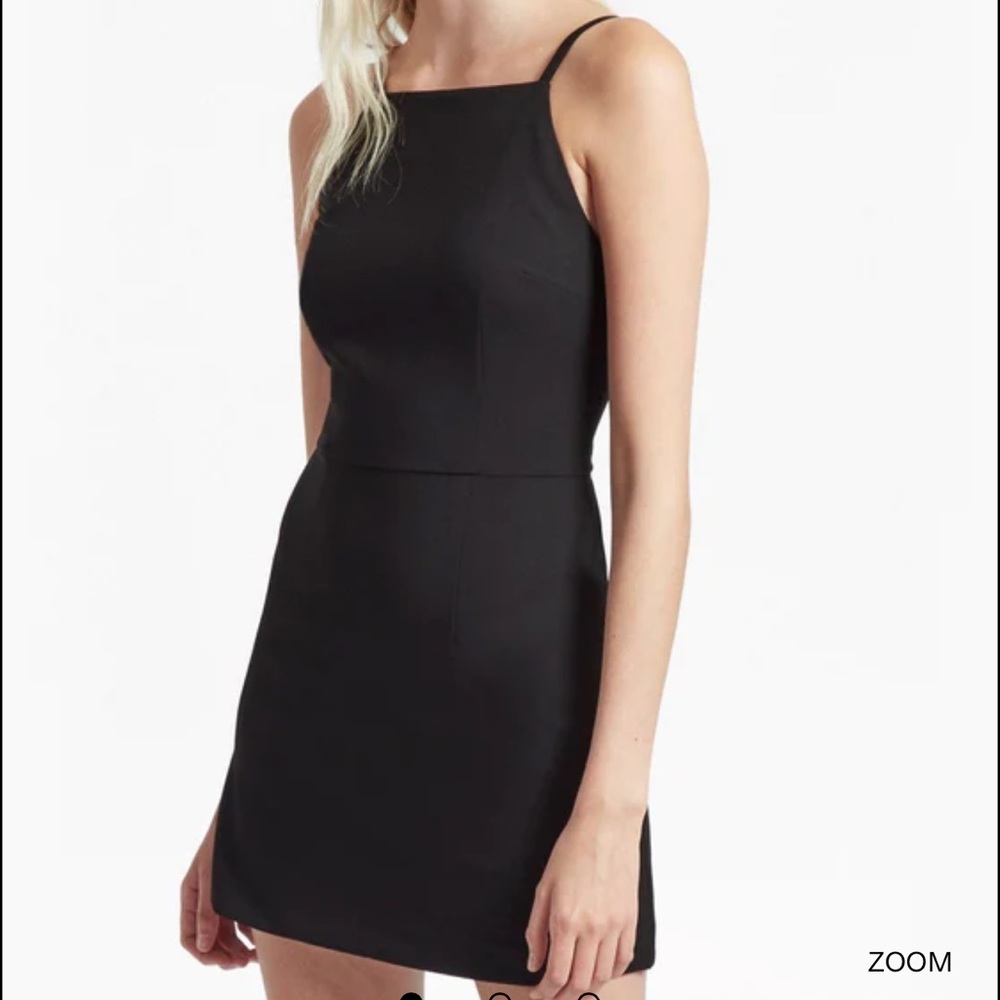 French Connection Whisper Light Square Neck Mini Dress